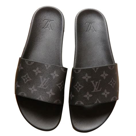 sandale homme louis vuitton|men's Louis Vuitton sliders.